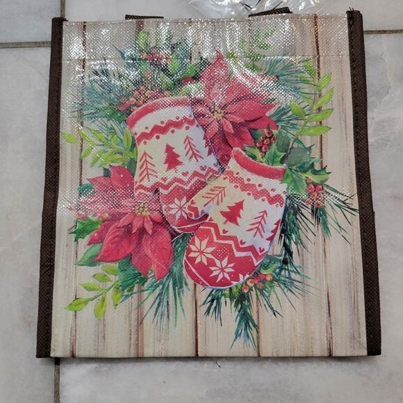 Lock & Lock Colorful Holiday Christmas Gift Bag Lot Of 6 Piece NEW - Picture 8 of 14